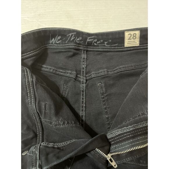 We the Free People Ivy Denim Released Raw Hem Skinny Jean Waist Size 28 $98 NWT - Picture 11 of 15